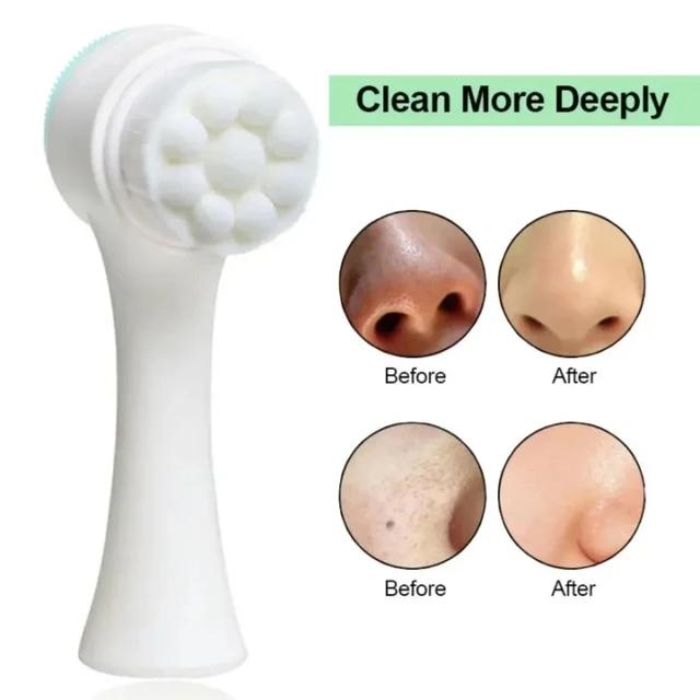 2in1 Exfoliating Facial Brush