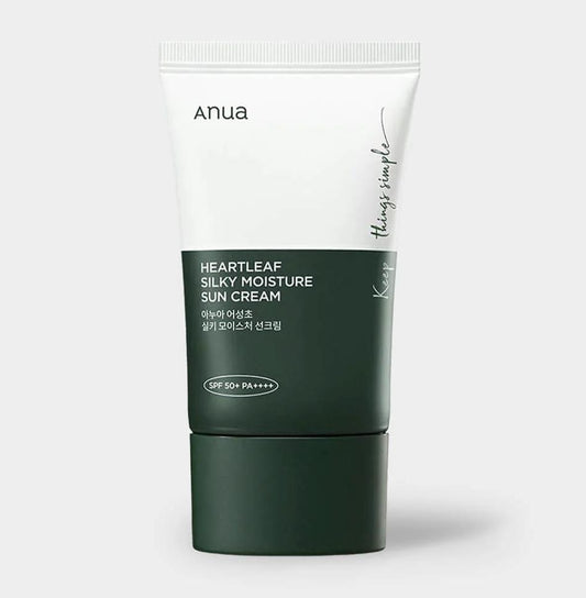 Anua Heartleaf Silky Moisture Sun Cream