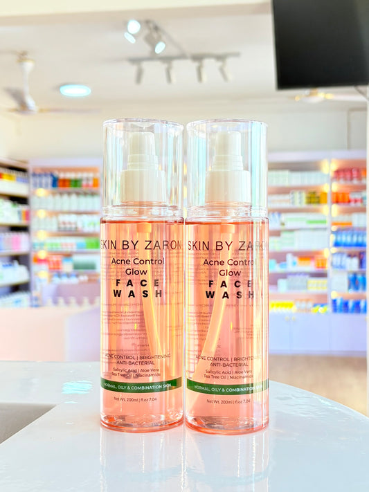 SKIN BY ZARON ACNE CONTROL GLOW FACE WASH 200ml