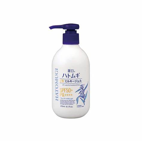 HATOMUGI UV AND MILKY GEL SPF 50+ PA+++