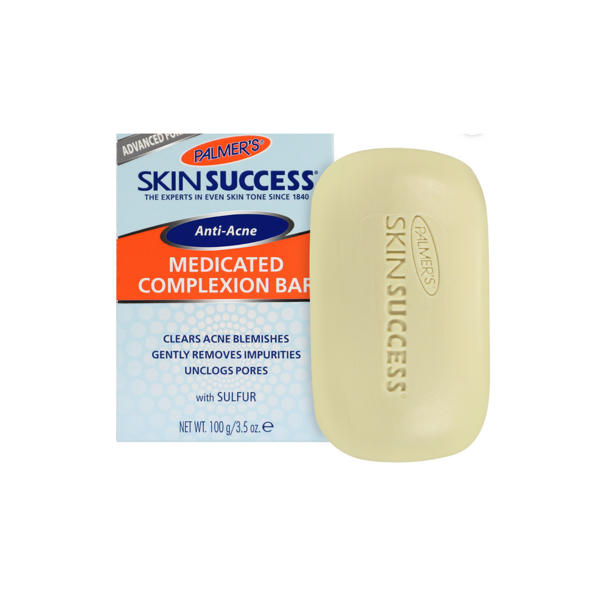 Palmers Skin success Anti Acne medicated complexion Bar Soap