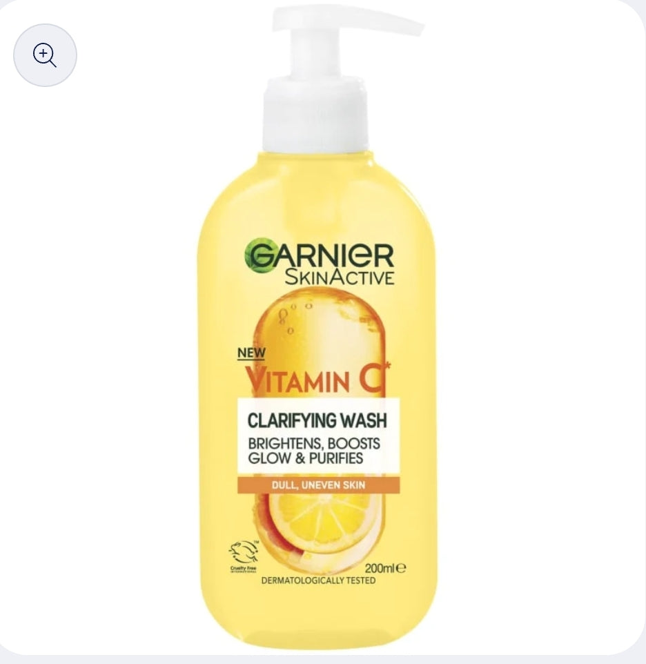 GARNIER SKINACTIVE VITAMIN C CLARIFYING WASH
