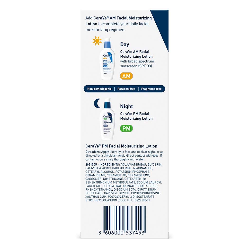 CeraVe Pm facial moisturizer with hyaluronic and Niacinamide