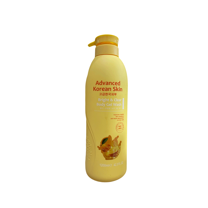 Advanced Korean Bright & Clear Body Gel Wash Vitamin C 1200ml