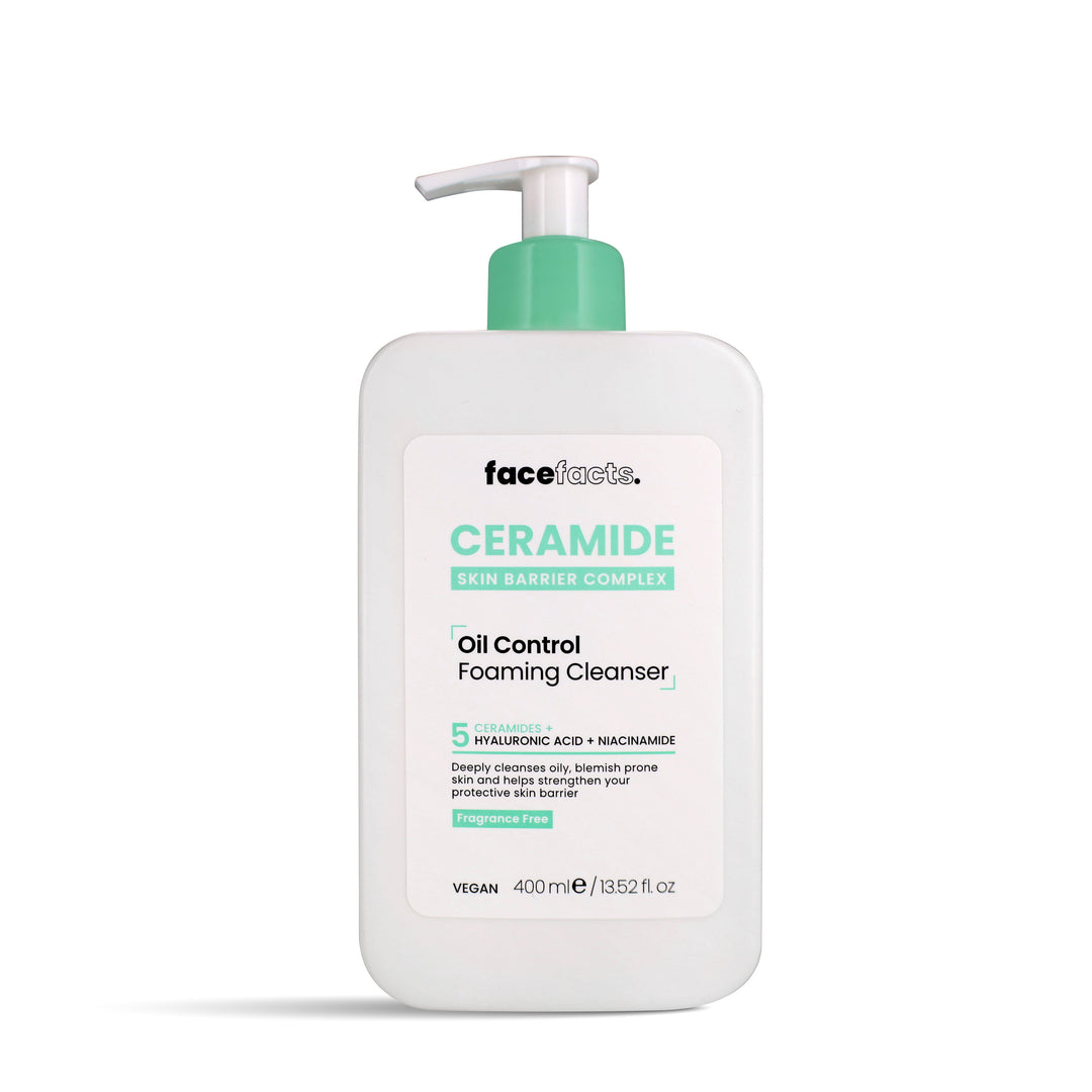 FACE FACTS CERAMIDE OIL CONTROL FOAMING CLEANSER 400ML
