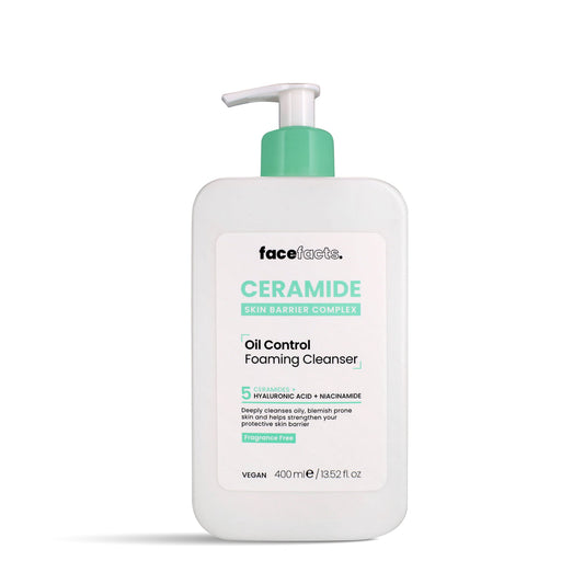 FACE FACTS CERAMIDE OIL CONTROL FOAMING CLEANSER 400ML