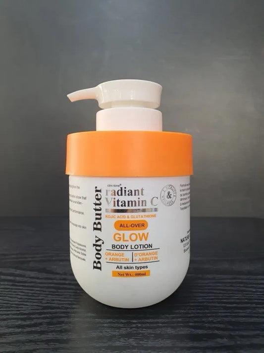 CLINITONE RADIANT VITAMIN C GLOW BODY LOTION 400ML