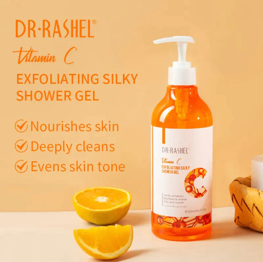 Dr rashel exfoliating silky shower gel