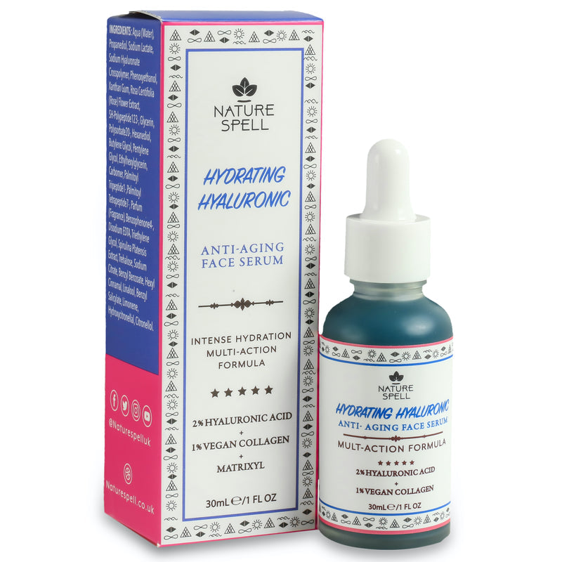 NATURE SPELL HYDRATING HYALURONIC ANTI-AGING FACE SERUM