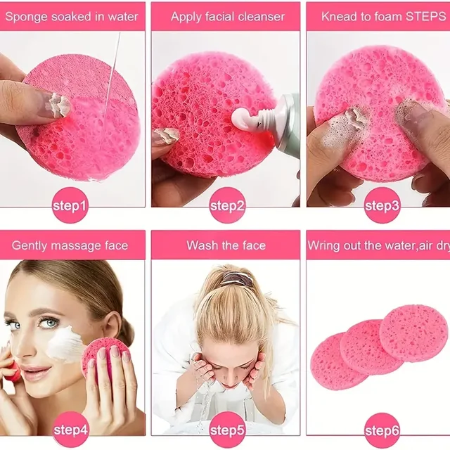 Facial Sponge 5set