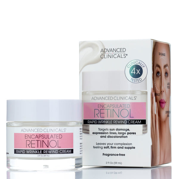 Advanced Clinicals Encapsulated Retinol Rapid Wrinkle Rewind Cream 59ml