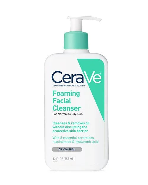 CERAVE FOAMING FACIAL CLEANSER 12oz