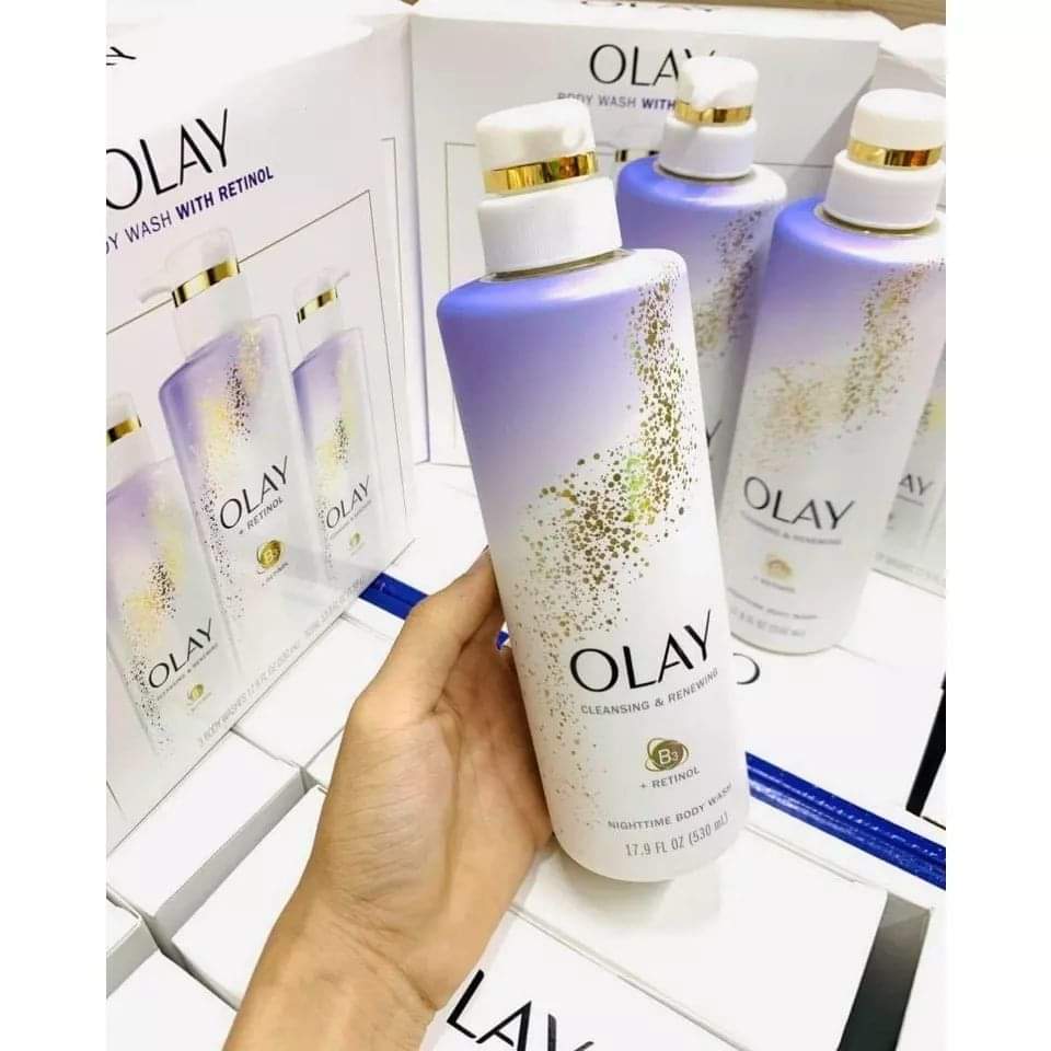 Olay Cleansing And Renewing Body Wash With Vitamin B3 +Retinol