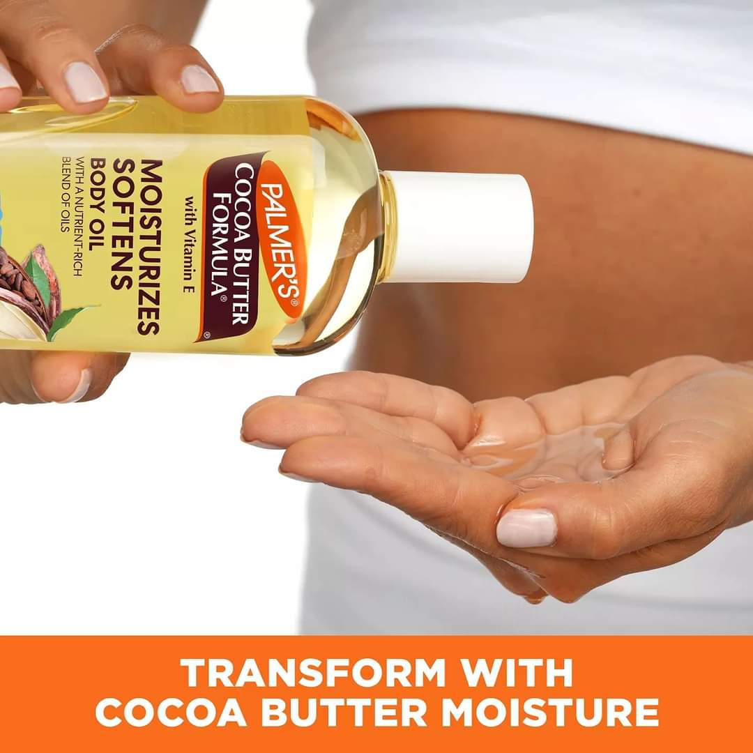 Palmers cocoa butter moisturizing softens body oil