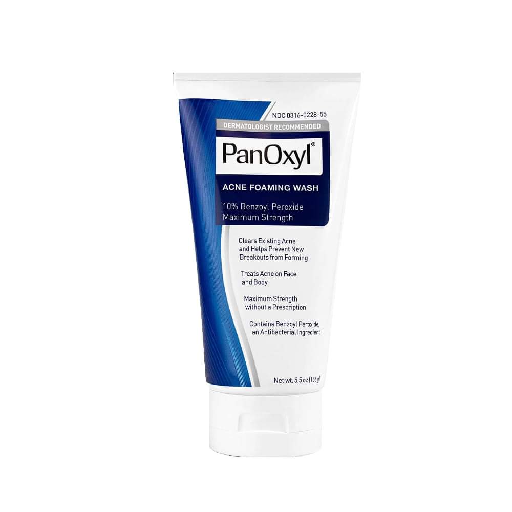 PanOxyl Acne Foaming Wash with 10% Benzoyl Peroxide