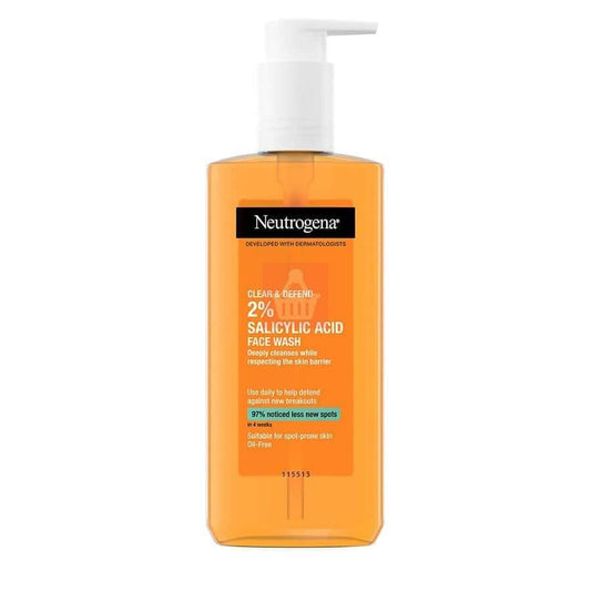 Neutrogena clear and defend Facial wash