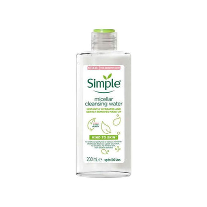 Simple micellar cleansing water