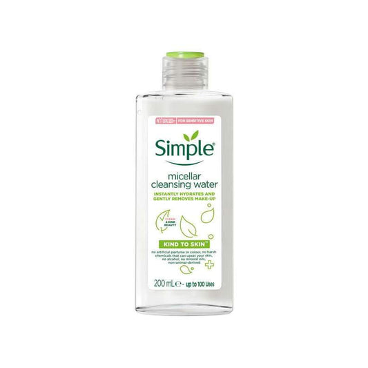 Simple micellar cleansing water