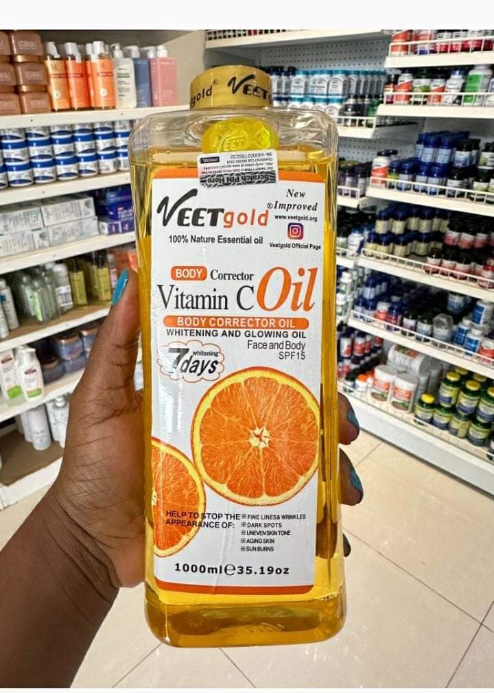 Veetgold vitamin c body oil 1000ml