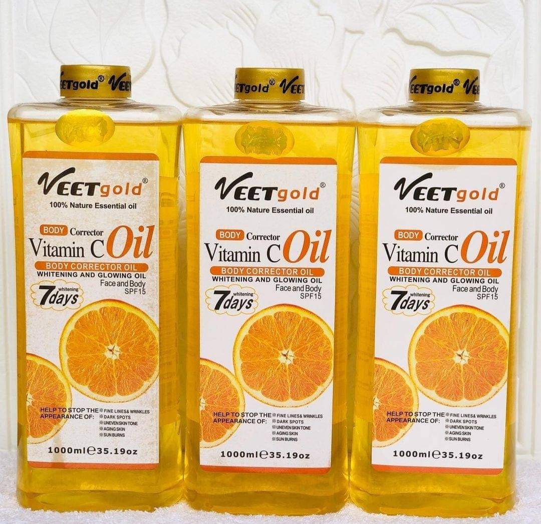 Veetgold vitamin c body oil 1000ml