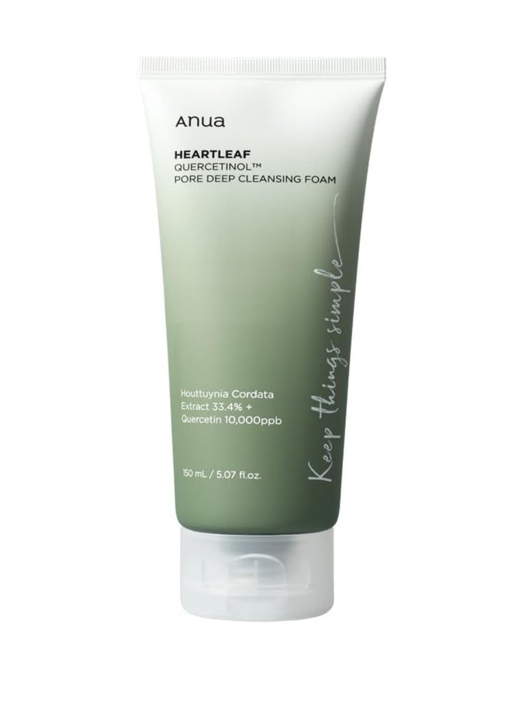 Anua heartleaf quercetinol deep pore cleansing foam 150mls