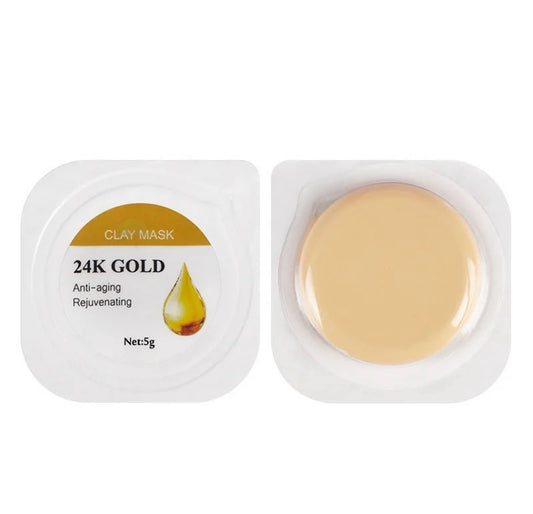 24k Gold Clay Mask