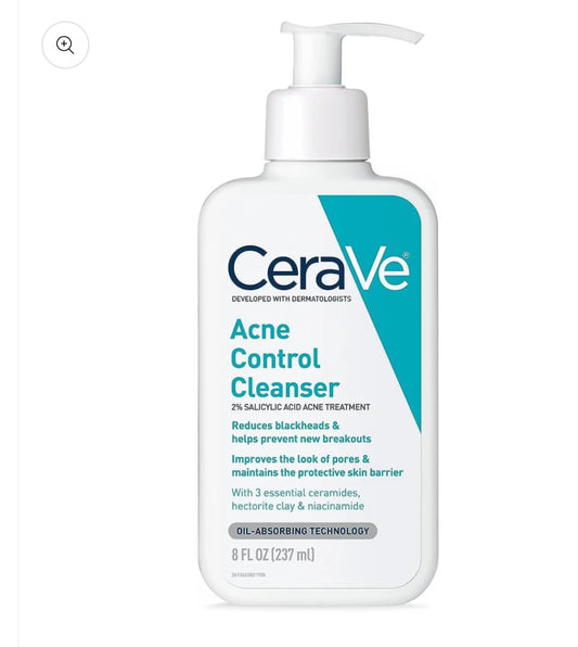 Cerave acne control cleanser 8oz