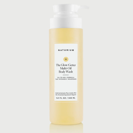 NATURIUM THE GLOW GETTER MULTI - OIL HYDRATING BODY WASH 16.9oz