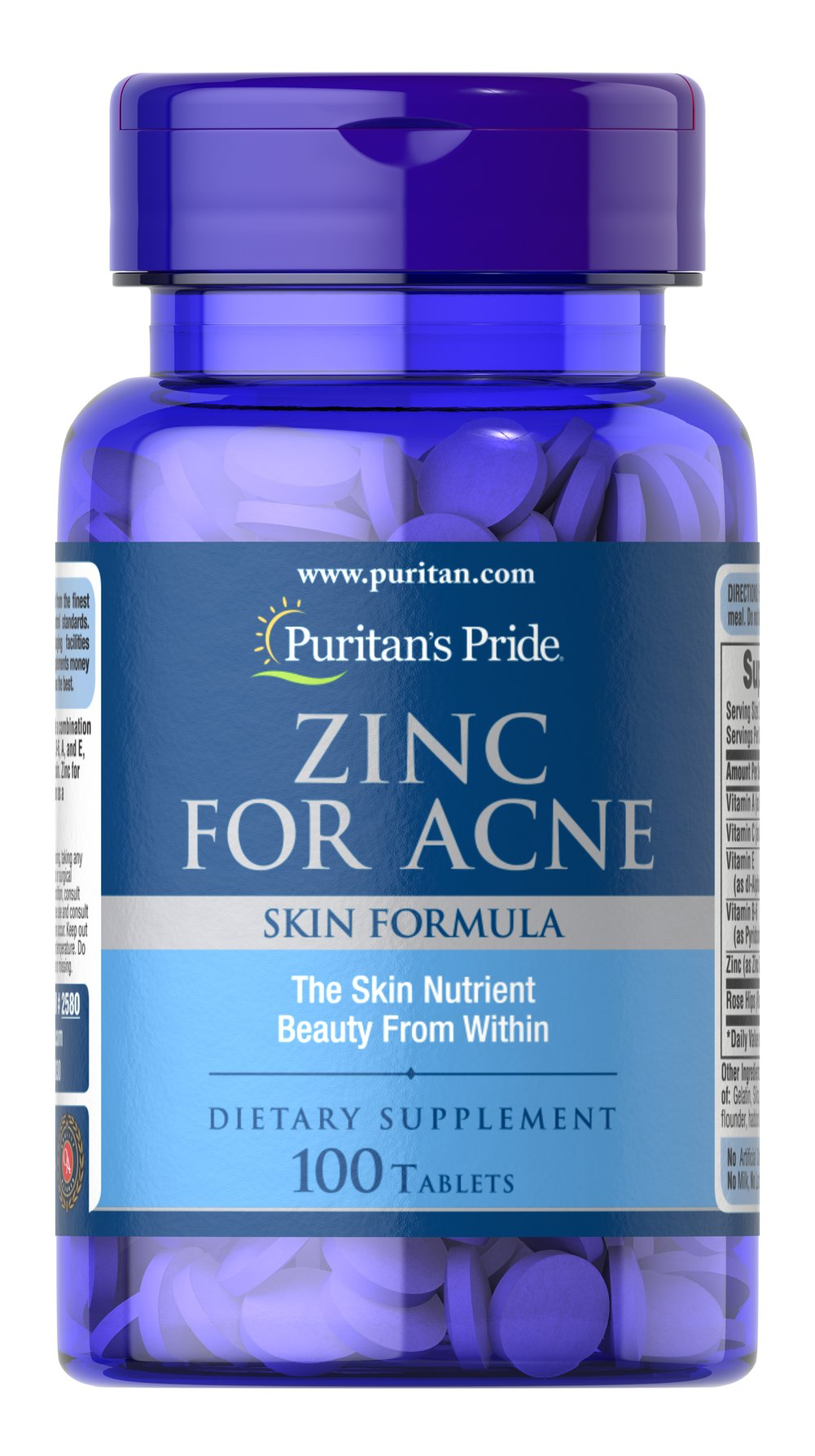 Zinc for acne supplement