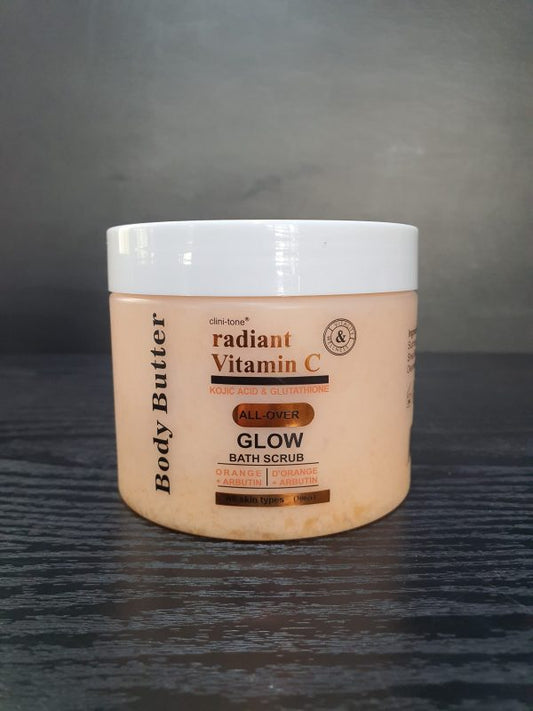 CLINITONE RADIANT VITAMIN C GLOW BODY SCRUB 300G