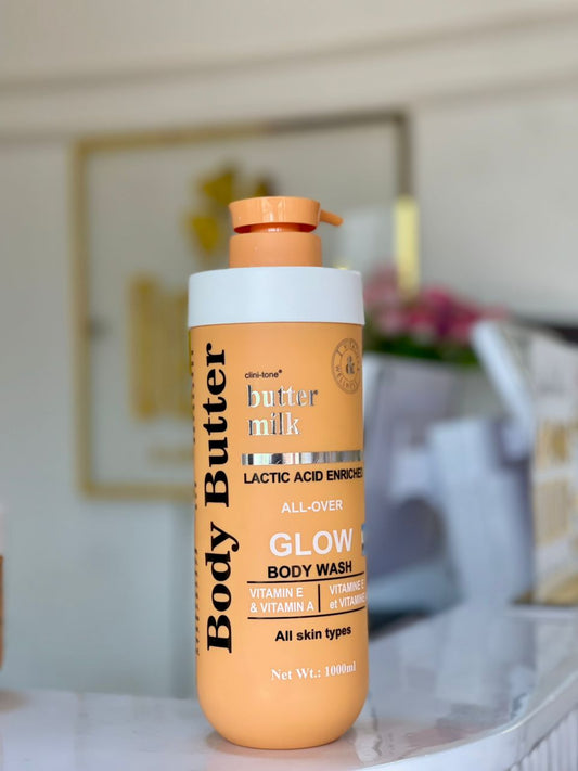 CLINITONE BUTTER MILK GLOW BODY WASH 1000ML
