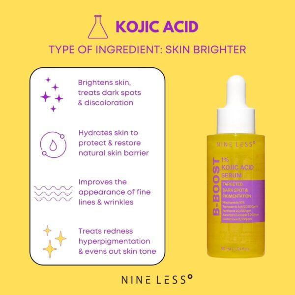 Nineless B-Boost 1% Kojic acid serum 30ml