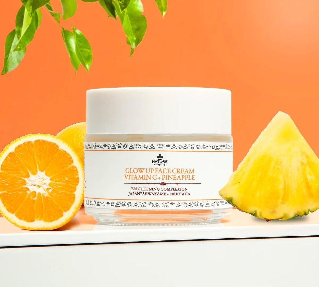NATURE SPELL GLOW UP FACE CREAM WITH VITAMIN C & PINEAPPLE