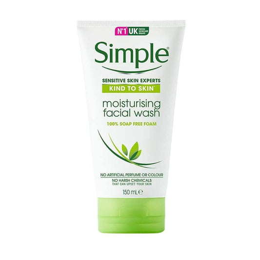 Simple moisturizing face wash