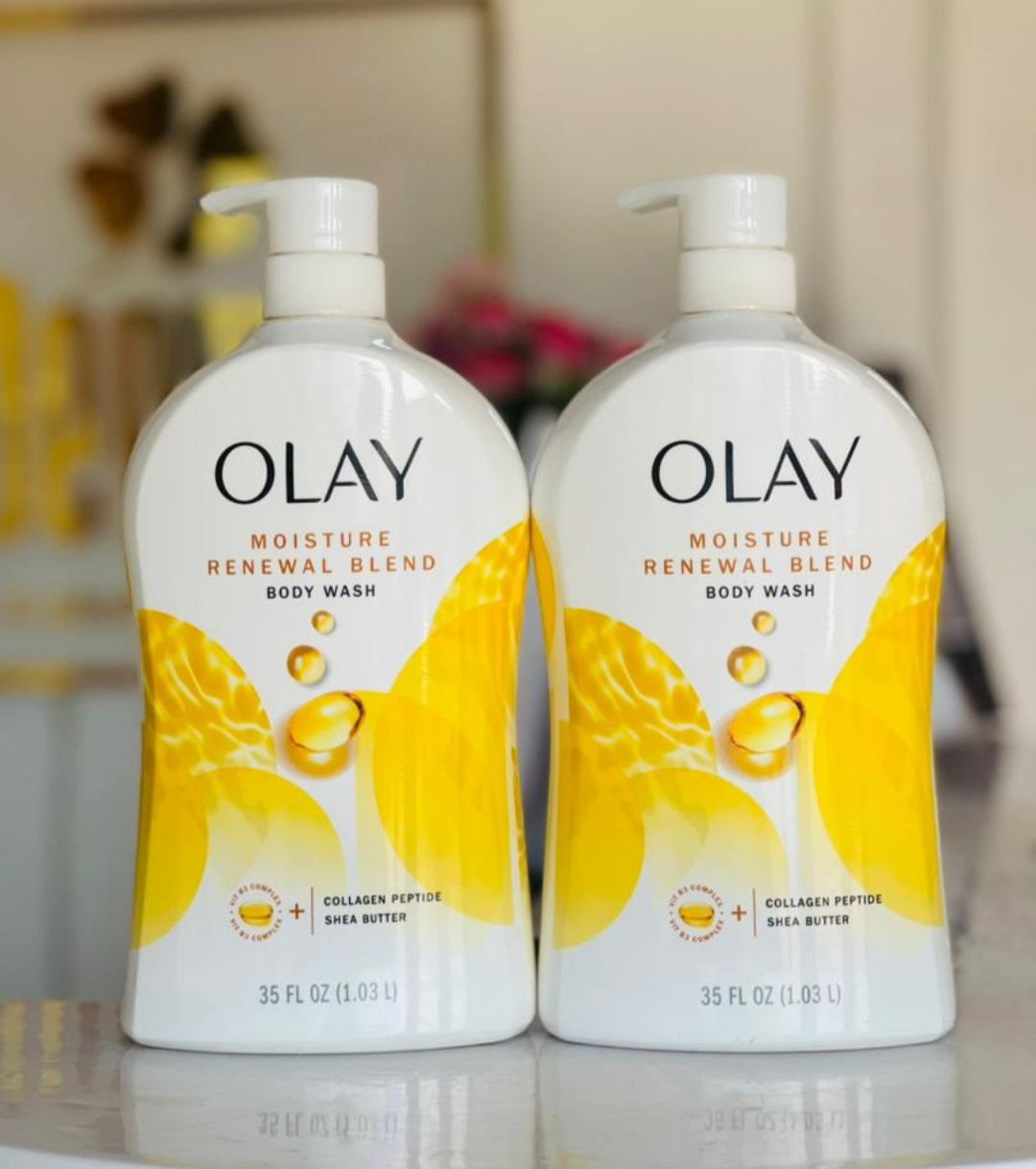 OLAY MOISTURE RENEWAL BLEND BODY WASH 1.03L