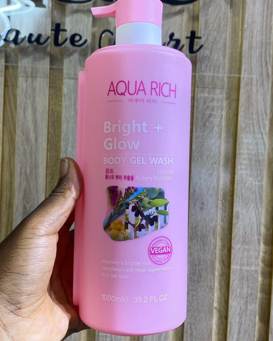 AQUA RICH BODY GEL WASH 1000ML