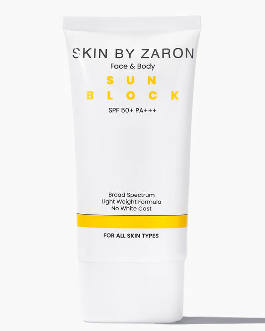 SKIN BY ZARON FACE & BODY SUN BLOCK