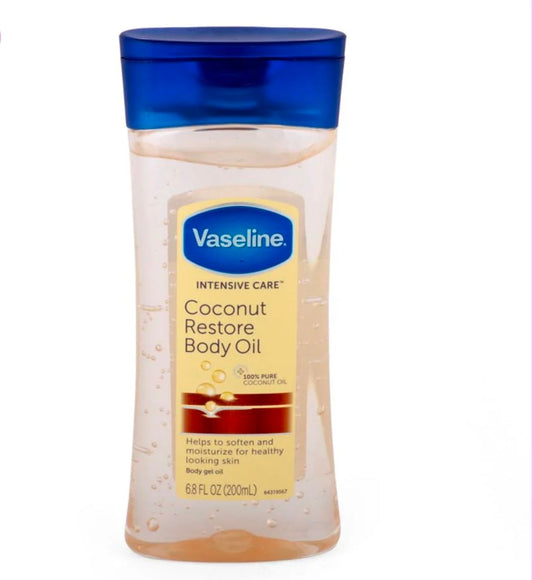 VASELINE COCONUT BODY OIL 200ml