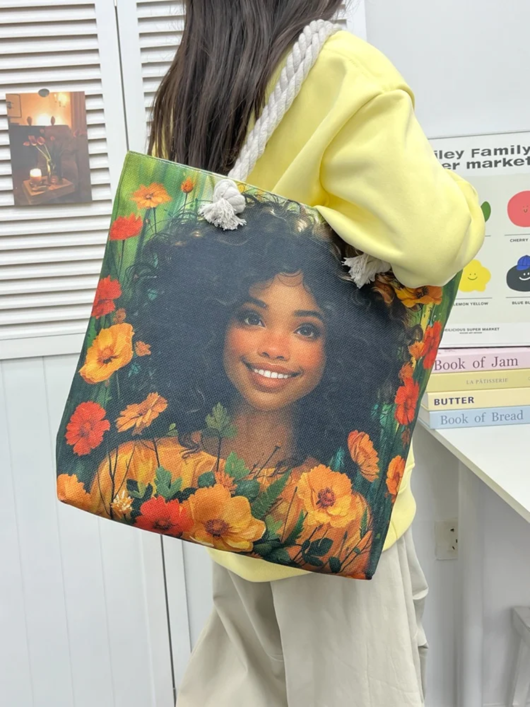 TOTE BAG WITH ZIP