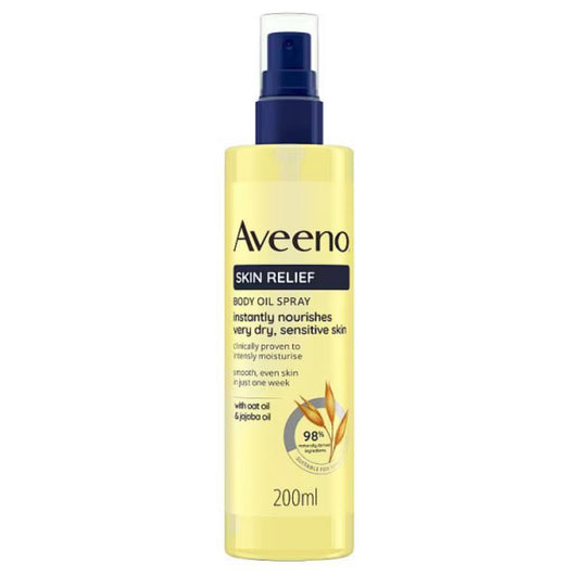 AVEENO SKIN RELIEF BODY OIL SPRAY WITH JOJOBA & OAT OIL 200ML
