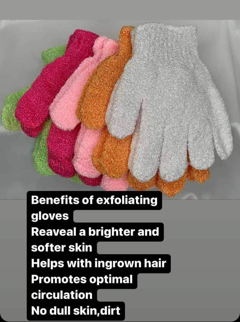 EXFOLIATING GLOVES