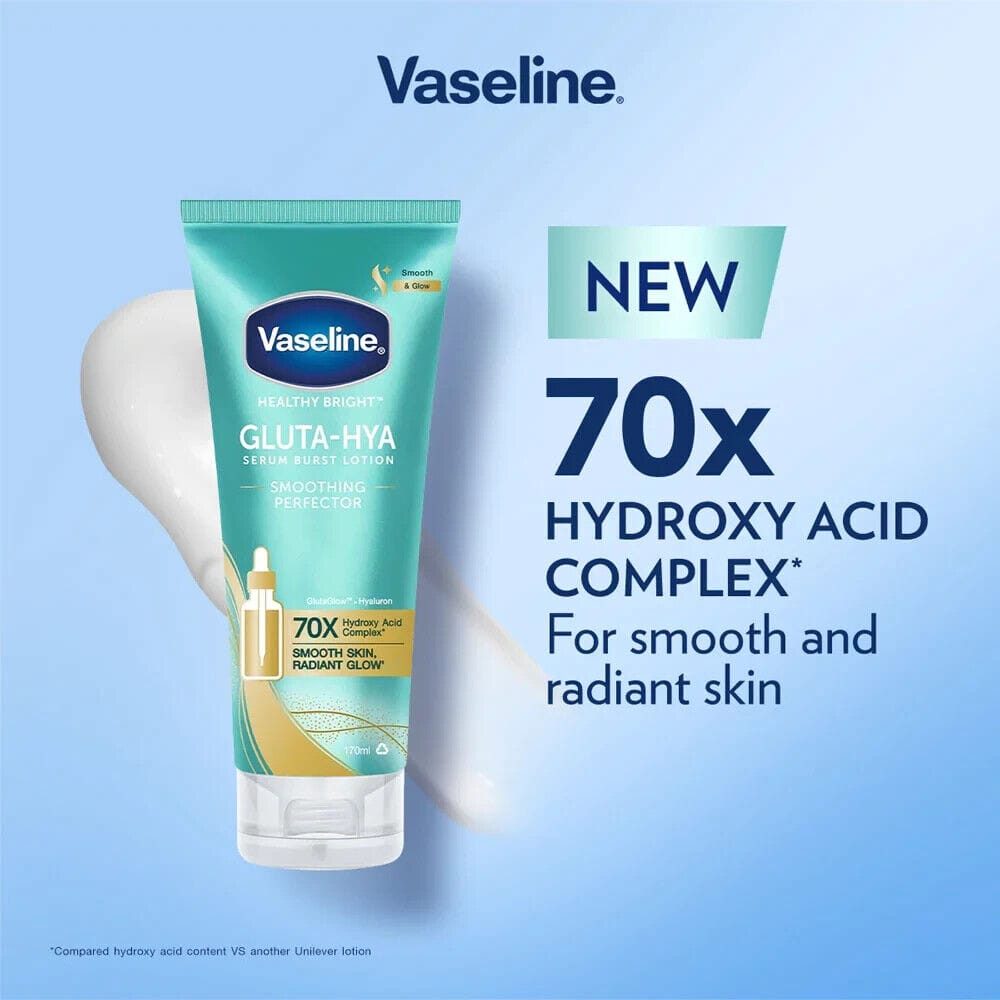 VASELINE HEALTHY BRIGHT GLUTA HYA SMOOTHING PERFECTOR