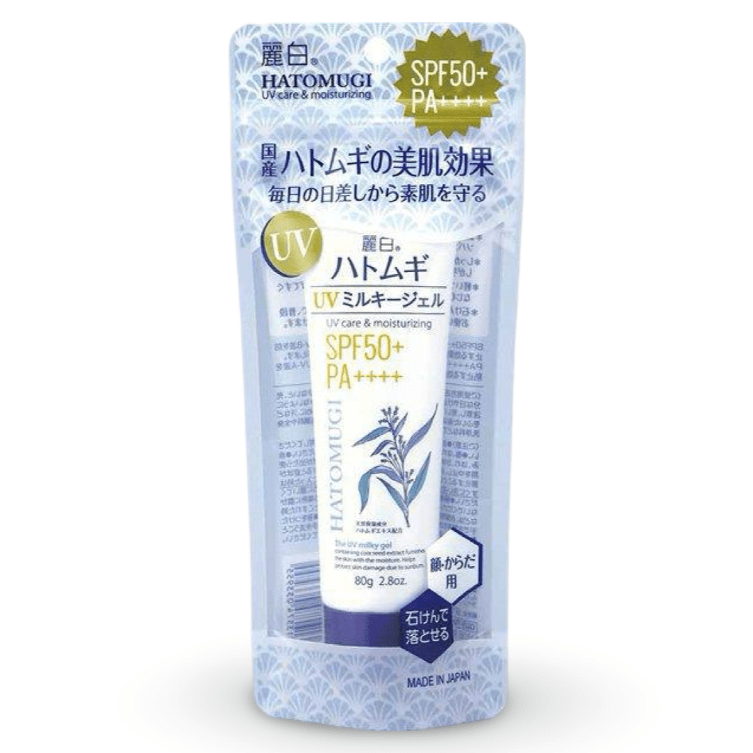 HATOMUGI UV AND MILKY GEL SPF50+ PA++++
