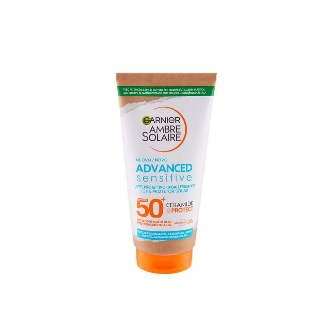 GARNIER AMBRE SOLAIRE ADVANCED SENSITIVE SUNCREAM SPF 50+