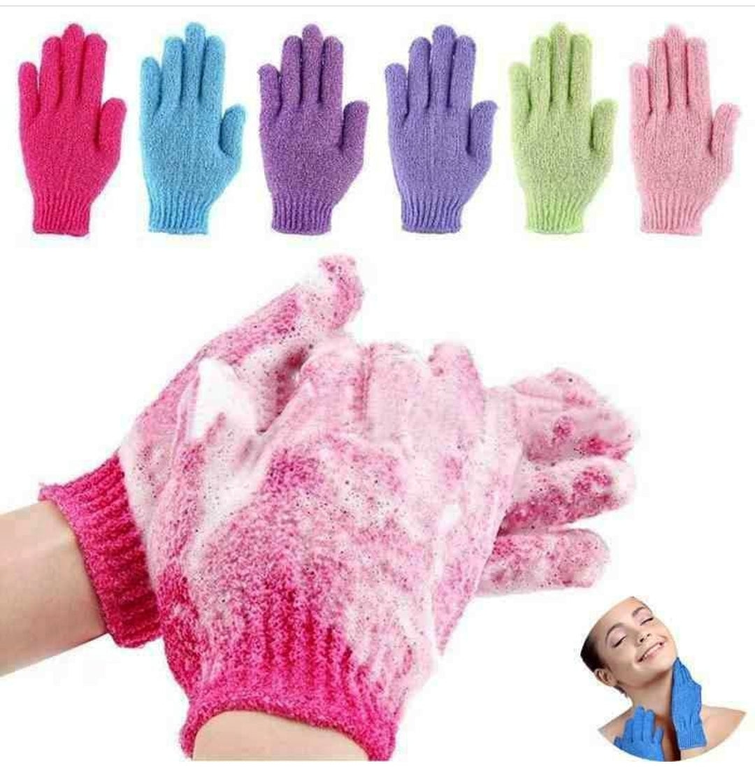 EXFOLIATING GLOVES